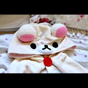 Kigurumi Rilakkuma 🌸 White Teddy Bear Costume